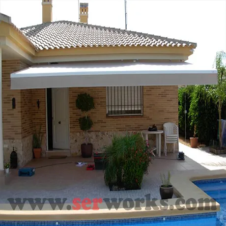toldo monobloc especial especial para porchadas de chalets